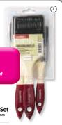 Hamiltons 3 Piece Paint Brush Set-Per Set