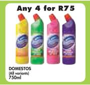 Domestos (All Variants)-4x750ml