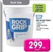 Rock Grip 20L Acrylic Paint