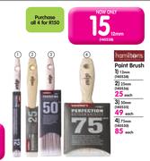 Hamiltons Paint Brushes 12mm, 25mm, 50mm And 75mm