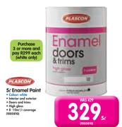 Plascon 5Ltr Enamel Paint-Each