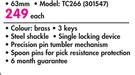 Tri-Circle 63mm Padlocks TC266-Each