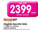 Aluglide Security Gate-1000mmx2150mm