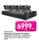 Samsung 8 Channel 4 Cameras CCTV System SDS-P3040