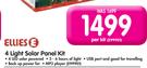 Ellies 4 Light Solar Panel Kit-Per Kit