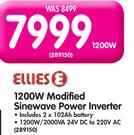 Ellies 1200W Modified Sinewave Power Inverter
