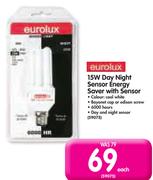 Eurolux 15W Day Night Sensor Energy Saver With Sensor