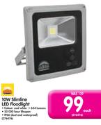 Radiant 10W Slimline LED Floodlight-Each