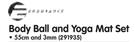 Endurance Body Ball And Yoga Mat Set 55Cm Or 3mm-Per Set