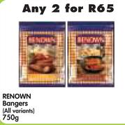 Renown Bangers(All Variants)-2x750g