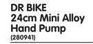 Dr Bike 24Cm Mini Alloy Hand Pump-Each