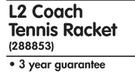 Karakal L2 Coach Tennis Racket-Each
