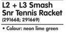 Donnay L2+ L3 Smash Snr Tennis Racket-Each
