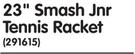Donnay 23" Smash Jnr Tennis Racket-Each