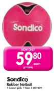 Sondico Rubber Netball-Each