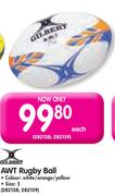 Gilbert AWT Rugby Ball-Each