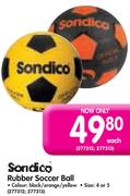 Sandico Rubber Soccer Ball-Each