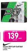 Nike Dozen PD9 Soft Golf Balls-Each