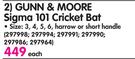 Kookaburra Gunn & Moore Sigma 101 Cricket Bat-Each
