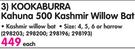 Kookaburra Kahuna 500 Kashmir Willow Bat-Each