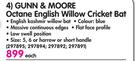 Kookaburra Gunn & Moore Octane English Willow Cricket Bat-Each