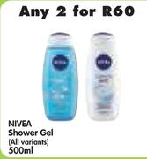 Nivea Shower Gel(All Variants)-2x500ml