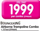 Bounceking 10 Foot Airborne Trampoline Combo-Per Combo