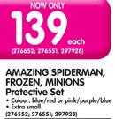 Amazing Spiderman, Frozen, Minions Protective Set-Each