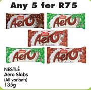 Nestle Aero Slabs(All Variants)-5x135g