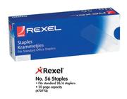 Rexel No 56 Staples-5 packs