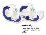 Bostik Clear Tape value pack-5x2 Packs