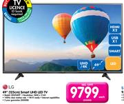 LG 49" UHD 4K Smart LED TV 49UF680T