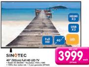 Sinotec 40" FHD LED TV STL-40E3000
