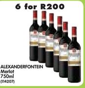 Alexanderfontein Merlot-6x750ml