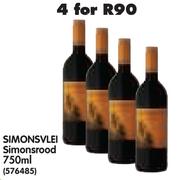 Simonsvlei Simonsrood-4x750ml