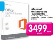 Microsoft Office Home And Business 2016