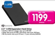 Seagate 2.5" 1.5TB Expansion Hard Drive