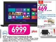 Dell 15.6" Inspiron Core i3 Notebook Bundle-On My Gig 2