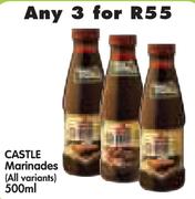 Castle Marinades(All Variants)-3x500ml