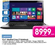 Lenovo 15.6" IdeaPad Core i7 Notebook