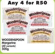 Woodenspoon Margarine(All Variants)-4x500g