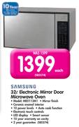 Samsung 32L Electronic Mirror Door Microwave Oven ME0113M1
