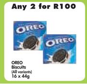 Oreo Biscuits(All Variants)-2x16x44g
