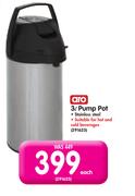 Aro 3ltr Stainless Steel Pump Pot