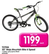 Totem 20" Mojo Mountain Bike 6 Speed-Each