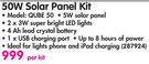 Ecoboxx 50W Solar Panel Kit QUBE 50