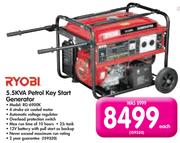 Ryobi 5.5KVA Petrol Key Start Generator RG-6900K