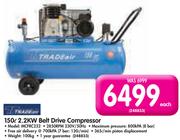 Tradeair 150L 2.2Kw Belt Drive Compressor MCFRC232