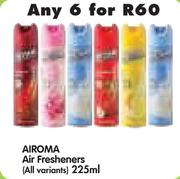 Airoma Air Fresheners All Variants-6 x 225ml