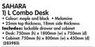 Sahara L Combo Desk-Per L Combo